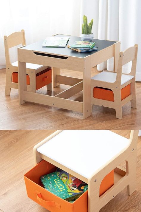 Toddler Table And Chair Set, Play Table For Kids, Playroom Toddler, Toddler Play Table, Modern Kids Table, School Table, Kids Table And Chair, Playroom Table, Crafts Drawing