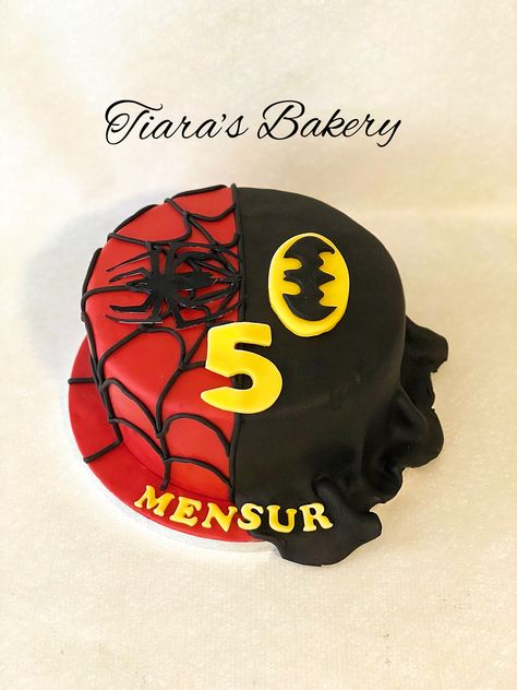 Spiderman Batman Cake, spidermancake, spider man cake, batmancake, batman cake, boycake, by Tiara’s Bakery in Switzerland Spider Man And Batman Cake, Batman And Spiderman Cake, Spider Man Cake, Spiderman Funny, Birthday 4, Batman Cake, Man Cake, Batman Spiderman, Spiderman Cake