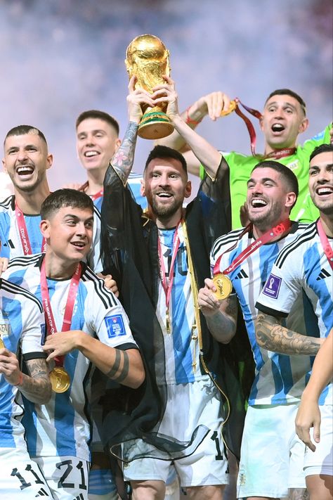 #worldcup 2022 #football Messi Argentina World Cup, Argentina Football Team, Argentina World Cup, Argentina Soccer, Word Cup, Argentina Football, Messi Photos, World Cup Champions, Messi Argentina