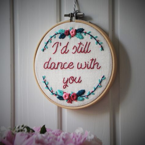 Niall Horan Lyrics Aesthetic, This Town Niall Horan Lyrics Wallpaper, Niall Horan Embroidery, Niall Horan Lyric Art, I Love You In Niall Horan Lyrics, One Direction Lyrics, Embroidery Wall, Embroidery Wall Art, Dance With You