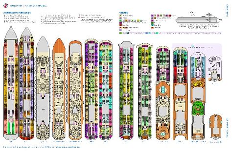 Deck plan Carnival Dream Cruise Ship, Cruise Ship Deck Plans, Ship Deck Plans, Carnival Dream, Carnival Conquest, Carnival Legend, Carnival Fantasy, Carnival Sunshine, Ship Deck