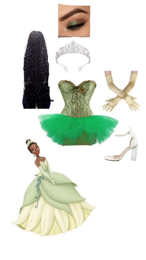 Tiana And Charlotte Costume, Princess Tiana Costume, Tiana Costume, Princess Halloween, Princesa Tiana, Avengers Outfits, Belle Costume, Princess Tiana, Fall Bucket List