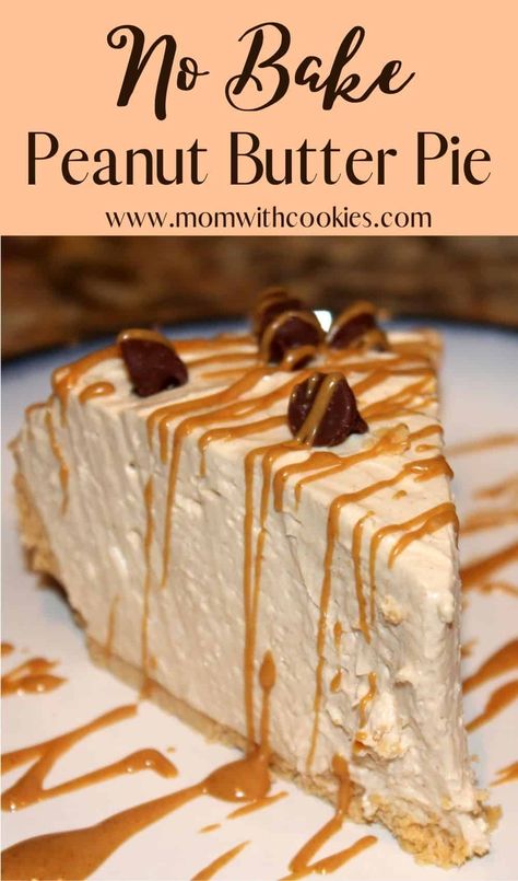 Peanut Butter Desserts Easy, No Bake Peanut Butter Pie, Easy Peanut Butter Pie, Peanut Butter Dessert Recipes, Beaux Desserts, No Bake Peanut Butter, Easy Pie Recipes, Peanut Butter Desserts, Peanut Butter Pie