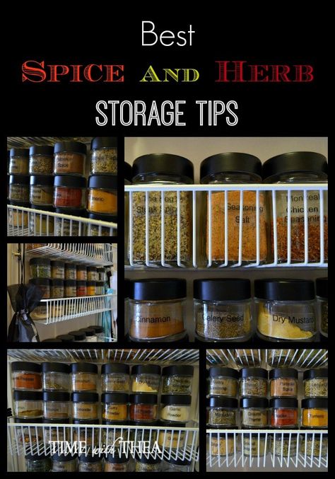 A Dollar Store Find Inspired Me To Totally Organize My Spices & Herbs Herb Storage Ideas, Coastal Pantry, Organizing Spices, White Pantry, Herb Storage, Wire Shelving Units, Recycled Book, Spice Racks, White Jar