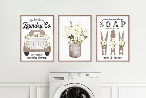 Laundry Prints, Laundry Wall Decor, Laundry Art, Laundry Wall Art, Laundry Wall, Laundry Room Wall, Green Laundry, Laundry Room Art, Laundry Room Wall Decor