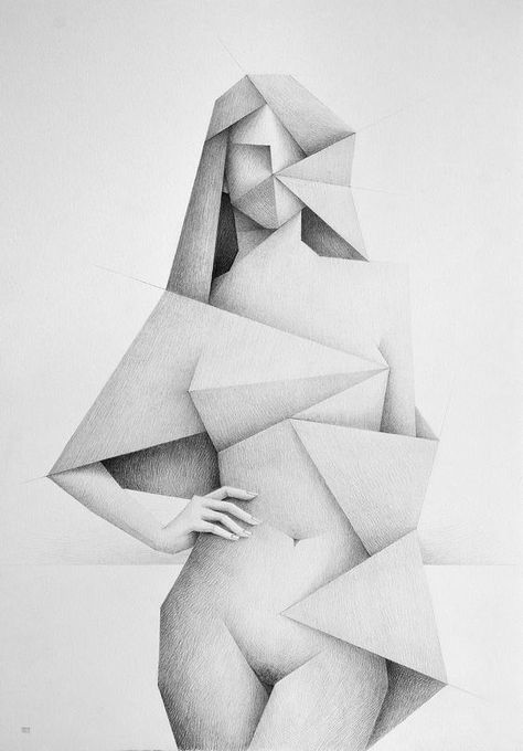 Modern Geometric Art, Cubist Art, Designs Graphic, Cubism Art, Female Art Painting, Tableau Art, Amazing Art Painting, Anatomy Art, Book Art Drawings