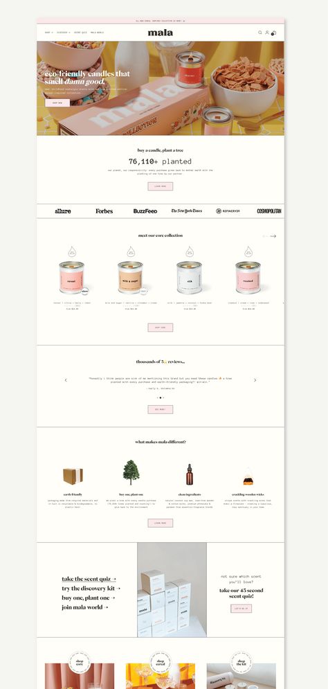 Mala The Brand, Candle Website, Marketing Studio, Website Banner Design, Best Shopify Themes, Ecommerce Website Template, Shopify Marketing, Shopify Templates, Modern Website Design