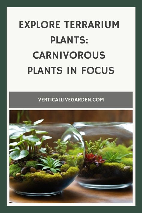 Dive into the world of Terrarium Plants Carnivorous plants - unique, captivating, and incredibly fascinating. Enhance your green space today! Carnivorous Terrarium, Carnivorous Plants Terrarium, Plants Terrarium, Plants Unique, Build A Terrarium, Box Elder, Natural Pest Control, Pitcher Plant, Plant Guide