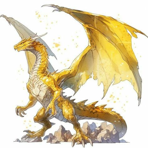 Image Spiderman, Legendary Dragons, Mythical Creatures Fantasy, Yellow Dragon, Dragon Artwork Fantasy, Dragon Sketch, Creature Artwork, Creature Drawings, Dragon Pictures