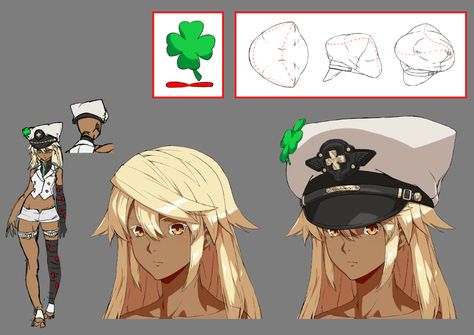 Ramlethal Valentine Concept Art - Guilty Gear -Strive- Art Gallery Ramlethal Valentine, Punk Character Design, Guilty Gear Strive, Sick Designs, Gear Art, Character Model Sheet, Body Reference Drawing, Guilty Gear, Valentines Art