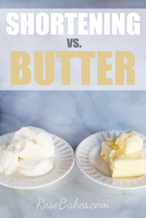 What is shortening? What are shortening substitutes? - Rose Bakes What Is Shortening, Substitute Butter For Shortening, Shortening Substitute, Frosting Without Butter, Homemade Carrot Cake, Cooking Substitutions, Canned Butter, Canned Frosting, Fondant Recipe