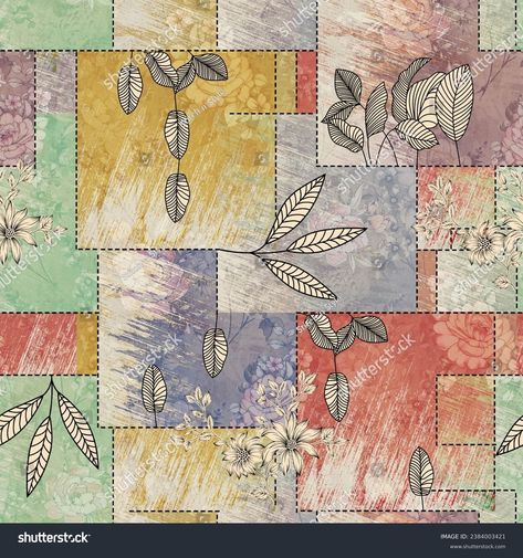 Patchwork Multicolor Allover Pattern Abstract Color Stock Illustration 2384003421 | Shutterstock Mughal Paintings, Allover Pattern, Abstract Color, Color Palette Generator, Digital Flowers, Holiday Illustrations, Abstract Animals, Interior Art, Art Background