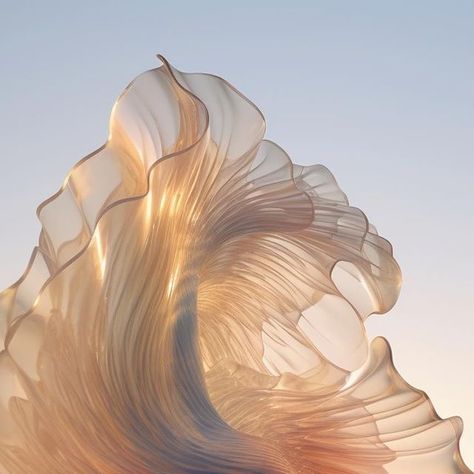 Joshua Vermillion on Instagram: "Strange desert objects made from glass. AI-rendered imaginaries from MidJourney. #midjourneyarchitecture #ArchDaily #diffusion_architecture #DesignTherapy #design #designers #designers_need #architecture #futurearchitect #architecturalwonder #architectanddesign #whaleitarchitecture #ArchFeed #midjourneyartwork #midjourneygallery #dailymidjourney #designmidjourney #aiartcommunity #aidesign #airendering #architecturelovers #designboom #thebestnewarchitects #aiarc Ethereal Architecture, Air Art, Flowy Architecture, Joshua Vermillion, Translucent Material, Nature Inspired Architecture, Air Flow Architecture, Ethereal Design, Water Inspired Architecture