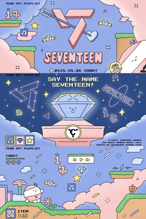 Seventeen Vertical Wallpaper, Seventeen Presentation Template, Seventeen Photocard Back Design, Seventeen Poster Aesthetic, Seventeen Album Aesthetic, Svt Background, Seventeen Background, Seventeen Art, Say The Name Seventeen