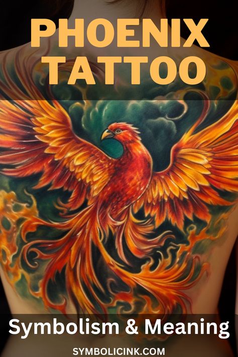 Phoenix Tattoo Meaning Fire Pheonix Tattoo For Women, Meaning Of Phoenix Tattoo, Phoenix Leg Tattoo Men, Phoenix Tattoo Meaning Woman, Tattoo Ideas Phoenix Design, Phonex Tattoo Meaning, Mens Phoenix Tattoo Ideas, Rising Woman Symbol Meaning, Phoenix Rising Tattoo Men