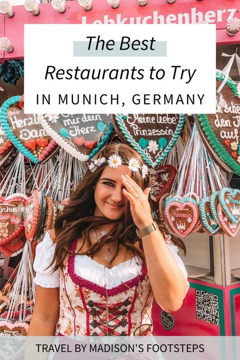 Where To Eat In Munich Germany, Munich Food Guide, Munich Restaurants, Munich Aesthetic, Munich Food, German Appetizers, German Schnitzel, Beer Sauce, Euro Travel