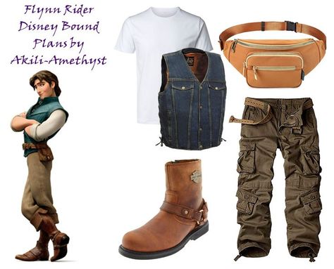 Ben's outfit to go with my Rapunzel outfit Rapunzel Outfit, Tangled Costume, Flynn Ryder, Rapunzel And Flynn, Disney Bounding, Flynn Rider, Disney Bound Outfits, Rapunzel, Disney