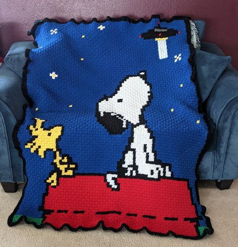 Corner 2 Corner Crochet, Snoopy Nursery, Corner 2 Corner, Snoopy Blanket, Cozy Holiday Decor, Christmas Hand Painted, Corner Crochet, Crochet 101, Computer Sleeve