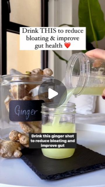 Health, Fitness & Nutritionist on Instagram: "Drop ❤️ if you want more posts like this
Great content by @sabrinabawa. Follow her for more amazing content like this!
.
🌟Drink this to reduce bloating & improve gut health

Today we’re working with an age-old Ayurvedic recipe that is incredible at prepping the digestion and feel better after a meal.

Keep the ginger shots in an air tight container, in the fridge, for up to 2 weeks. If it turns pink, that means the ginger wasn’t that fresh to begin with!

This tip is part of the free 3-Day Detox Challenge, so if you want to learn more, make sure to join by clicking the link in my bio @sabrinabawa 😊

—

This is for informational purposes only, always check with your doctor before trying new herbal supplements, spices, or practices." Best Gut Health Supplements, Gut Detox Drink, Ginger Shots, Ginger Drink, Ayurvedic Recipes, Detox Challenge, Fat Flush, Ginger Shot, 3 Day Detox