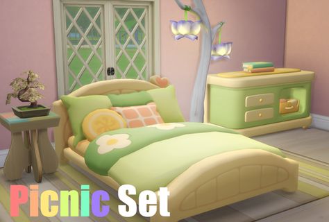 Sims 4 Beds, Cc Furniture, Sims 4 Bedroom, The Sims 4 Packs, Cute Furniture, Sims 4 Expansions, Sims 4 House Design, Sims House Design, Sims 4 Cc Packs