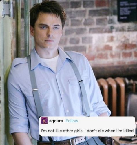 Jack Harkness X Ianto Jones, Jack Harkness Icon, Jack Harkness Fanart, Edgy Boy, Dr Who Companions, Captain Jack Harkness, I'm Not Like Other Girls, Jack Harkness, John Barrowman