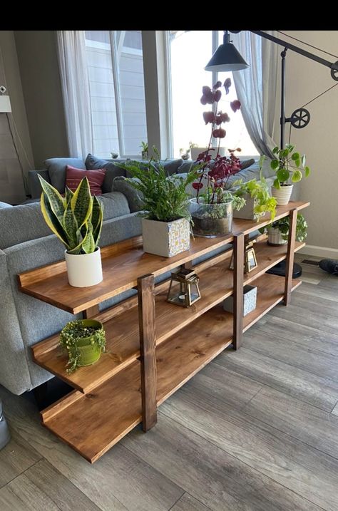 Philodendron Propagation, Shelves Ideas, Tafel Decor, Plant Shelf, Inside Plants, Diy Plant Stand, Plant Table, Room With Plants, Plant Shelves