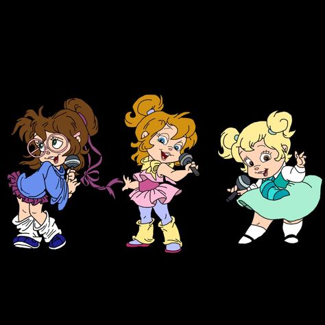 Chipettes Outfits, Foxy And Chica, Jeanette Chipette Costume, Chipettes Costume, Alvin And Brittany, Jeanette Chipette, 80s Chipettes, The Chipettes Jeanette, Old Chipettes