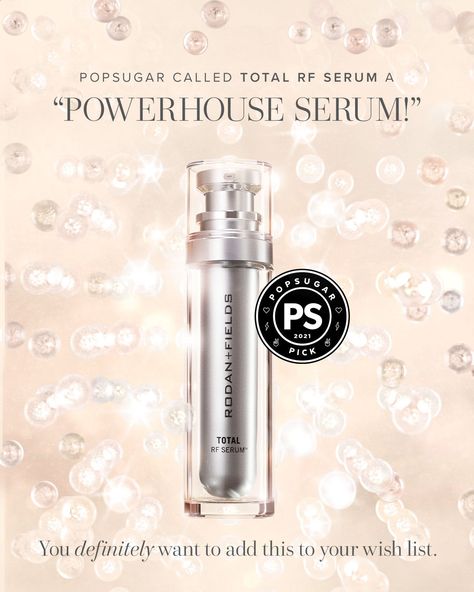 Total Rf Serum, Serum For Dry Skin, Lash Boost, Life Changing Skincare, Uneven Skin Texture, Enlarged Pores, Deep Wrinkles, Beauty Awards, Anti Aging Serum