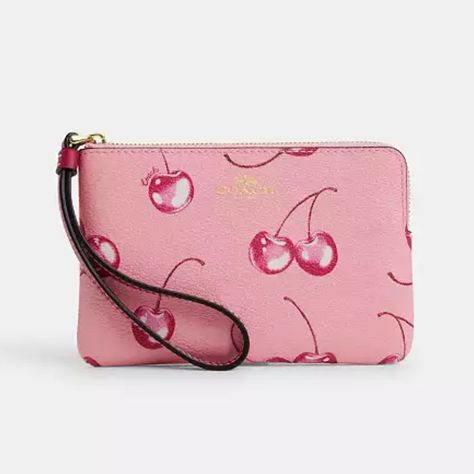 Questions? Leave A Comment Below! New With Tags Wallet Wristlet, Coach Wallet, Cherry Print, Coach Wristlet, Recycled Leather, Wristlet Wallet, Coach Leather, Novelty Print, Leather Wristlet