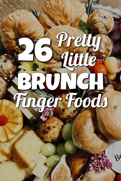 26 pretty little brunch finger foods elegant appetizers - easy breakfast ideas for a crowd make ahead brunch recipes mornings shareable snacks for party cold appetizers Crock Pot Brunch Ideas, Gluten Free Brunch Ideas For A Crowd, Party Cold Appetizers, Bridesmaid Brunch Ideas, Mini Food Ideas, Recipes For A Potluck, Simple Brunch Ideas, Finger Foods Recipes, Brunch Potluck