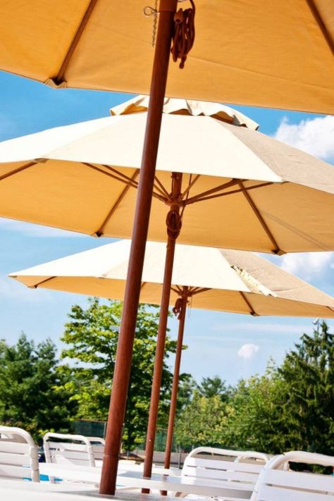 The Monterey Fiberglass Market Umbrella features the most resilient marine-grade materials available. Frankford offers a large collection of umbrellas specifically designed for commercial and public recreational space. These umbrellas are perfect for commercial swimming pools, country clubs, concession stands and more. #FrankfordShade #recreation #recreational #outdoordesignideas #swimmingpools #patio Concession Stands, Country Clubs, Concession Stand, Market Umbrella, Outdoor Umbrella, Outdoor Design, Monterey, Country Club, Be Perfect