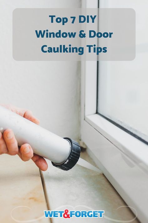 Drafty House Hacks, Window Caulking Tips, How To Caulk Windows Inside, How To Caulk Windows Outside, Caulking Windows Interior, Recaulking Windows, Winterize House, Window Caulking, Caulk Removal