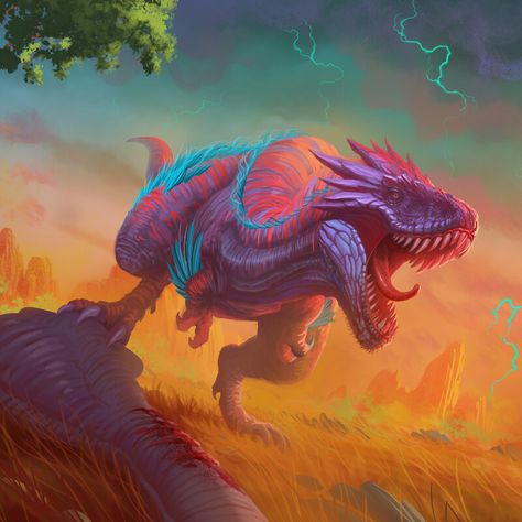 ArtStation - Prototyrannus rex, Francisco Badilla T-rex Art, Dinosaur Drawing, Jurassic World Dinosaurs, Fantasy Beasts, Dinosaur Art, Prehistoric Creatures, Fantasy Creatures Art, Fantasy Monster, A Dinosaur