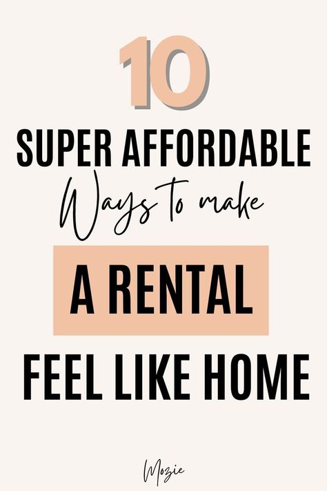 Finding ways to make a rental feel like home can be hard to do, but we found 10 easy solutions that will help you create a cozy home for your friends and family. From peel and stick wallpaper to basket lamp shade, there are so many good home decor hacks for your apartment in this post! You won't want to miss these nudget-friendly apartment decor ideas! Click the link above to start making your rental feel homey and cozy! Decorating A Rental Home, Home Decor Ideas Rental, Basket Lamp Shade, Realistic Apartment, Decorate A Rental, Hacks For Renters, Rental House Decorating, Downsizing House, Renter Friendly Decorating