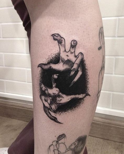 Mis demonios Satanic Tattoo, Dark Tattoo Ideas, Stammestattoo Designs, Evil Tattoos, Scary Tattoos, 4 Tattoo, Creepy Tattoos, Spooky Tattoos, Geniale Tattoos