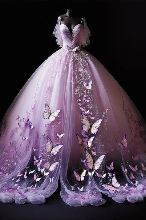 Ball Gowns Fantasy, Gaun Abad Pertengahan, Pretty Quinceanera Dresses, Gowns Dresses Elegant, Princess Ball Gowns, Fantasy Gowns, Pretty Prom Dresses, Fairytale Dress, Fantasy Dress