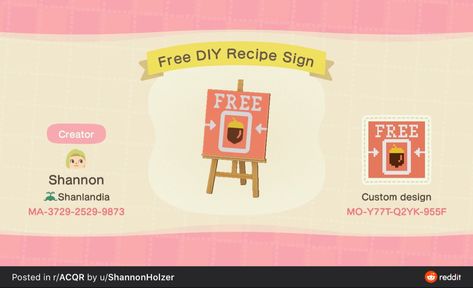 Free Sign, Diy Signs, Diy Food Recipes, Sign Design, Free Recipes, Free Food, Animal Crossing, Free Design, Custom Design