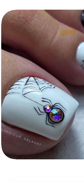 Halloween Toe Nails, Holloween Nails, Unghie Nail Art, Pretty Toe Nails, Cute Toe Nails, Halloween Nail Designs, Toe Nail Designs, Halloween Nail, Toe Nail Art