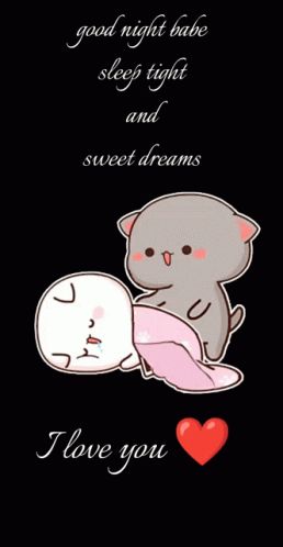 Mochi Peach Cat Gif, Peach Cat Gif, Mochi Peach Cat, Good Night My Love, Night My Love, Good Night Babe, Calin Gif, Sweet Dreams My Love, New Good Night Images