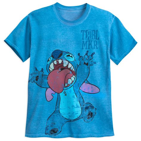 Product Image of Stitch T-Shirt for Adults # 1 Here Comes Trouble, Disney Tshirt, Frozen Shirts, Lilo And Stitch Quotes, Disney Shirts For Men, Stitch Quote, Star Wars Halloween, Diy Disney Shirts, Stitch Clothes