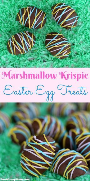 Chocolate Easter Eggs -Surprise your family with a fun Easter dessert! Mine love these delicious Marshmallow Krispie Easter Egg Treats! Rice krispie treats covered in chocolate and candy melts make the perfect Easter dessert and it's such an easy dessert recipe that you'll want to make them again and again! Egg Rice Krispie Treats, Easter Egg Rice Krispie Treats, Easter Candy Recipes, Spring Sweets, Easter Egg Treats, Chocolate Easter Eggs, Creative Easter Eggs, Easter Desserts Recipes, Sale Ideas