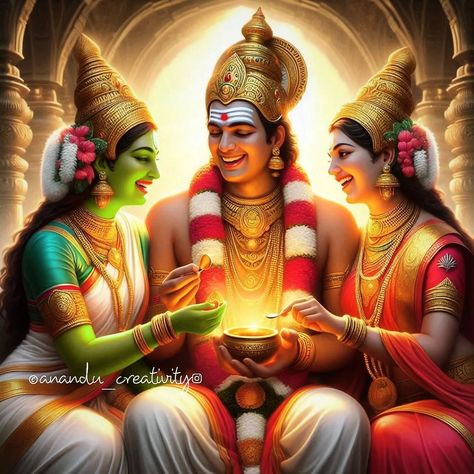 Subramanyan with His two Wives Valli & Deivanai ❤️💚 Stay engaged with my creations and join me on this artistic journey by following for daily inspirations. Designed by - @anandu_creativity © Remember, all my work is copyrighted, so please don't reuse without permission. ☎️ For purchasing inquiries, please DM me 📝If interested in collaborating, please send a message #anandu_creativity #murugarstatus #ommuruga #murugasaranam🙏 #velmuruga #muruganpics #muruganadimai💗 #muruganthunai🙏❤️ #mur... Murugan With Valli Deivanai, Cute Murugan Images, Murugan Images, Sita Photo, God Murugan, Ram Sita Photo, Ram Sita, God Pics, Murugan Wallpapers