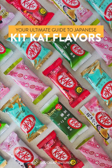 Japanese Kit Kat Flavors, Kit Kat Cookies, Apple Sweet Potato, Kit Kat Flavors, Red Bean Soup, Japanese Kit Kat, Lemon Vinegar, Raspberry Tea, Brown Sugar Syrup