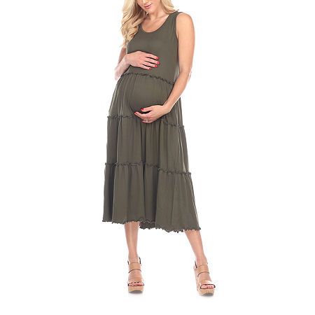 Maternity Dresses Casual, Olive Clothing, Plus Size Summer Dresses, Midi Dress Style, Tiered Midi Dress, Womens Maternity, Review Dresses, Summer Party Dress, Green Midi Dress