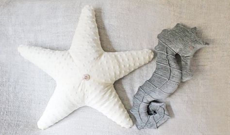 Seahorse Starfish Pillow Set Nautical Home by BinkyMonsterInc Ocean Bedding, Starfish Pillow, Under The Sea Nursery, Nautical Bedding, Sea Nursery, Mermaid Nursery, Ocean Nursery, Trendy Baby Nursery, Baby Boy Bedding