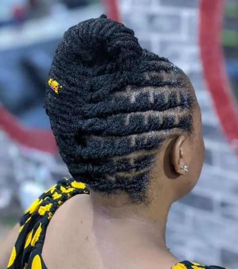 Elegant French Roll for Dreadlocks Style For Dreadlocks, Dreadlocks Styles For Short Hair, French Roll Loc Style, Microlocs Updo, Short Dreadlock Styles For Women Black, Dreadlocks Styles For Women Black, Short Dreads Styles For Women, Black Hair Locks, Dreadlock Updos