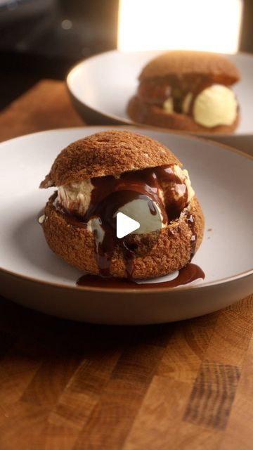 Profiteroles Wreath, Profiteroles Recipe, Fruit Curd, Hot Chocolate Sauce, Profiterole, Choux Pastry, Sweet Recipes Desserts, Chocolate Sauce, I Promise You