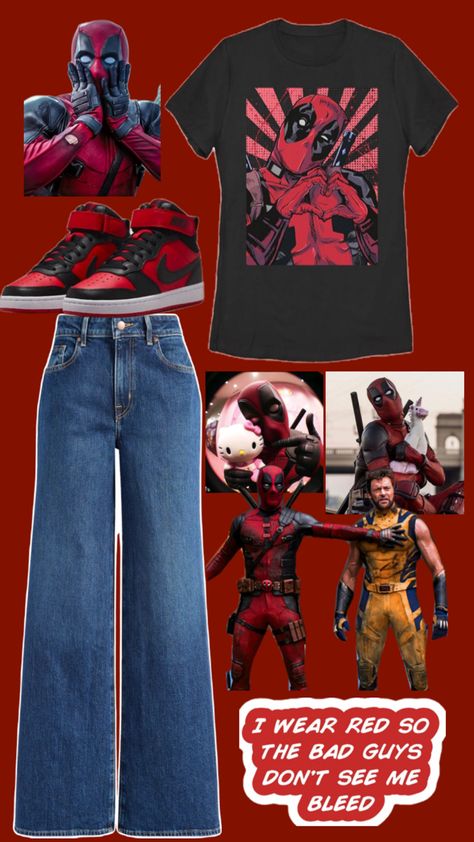 Inspired Outfits, Deadpool, Cute Outfits