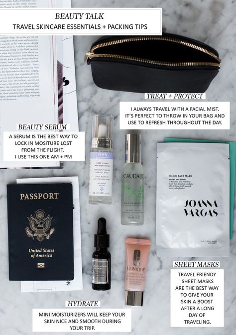 Travel Skincare Essentials, Travel Beauty Essentials, Summer Beauty Essentials, Travel Skincare, Beach Packing, Moving Packing, Carry On Bag Essentials, Skincare Essentials, Dallas Fashion