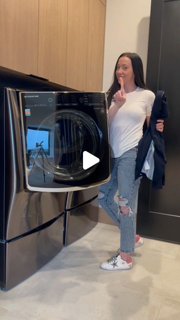 Stephanie Dailey on Instagram: "For many clients, The LG Pedestal washer has been a fan favorite! Providing the perfect size washer for small loads or a single item! This replaces the traditional storage pedestal and only requires 110 power! I’m sure we will see this from more manufacturers in the future. I can’t wait for the builders show 2025 to see all the new hot items hitting the market! 

#fyp #musthave #explore #appliances #washer #lg" Lg Washer And Dryer, Lg Appliances, Lg Washer, Laundry Room Renovation, April 21, Home Room Design, Creative Home, Washer And Dryer, House Rooms